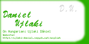 daniel ujlaki business card